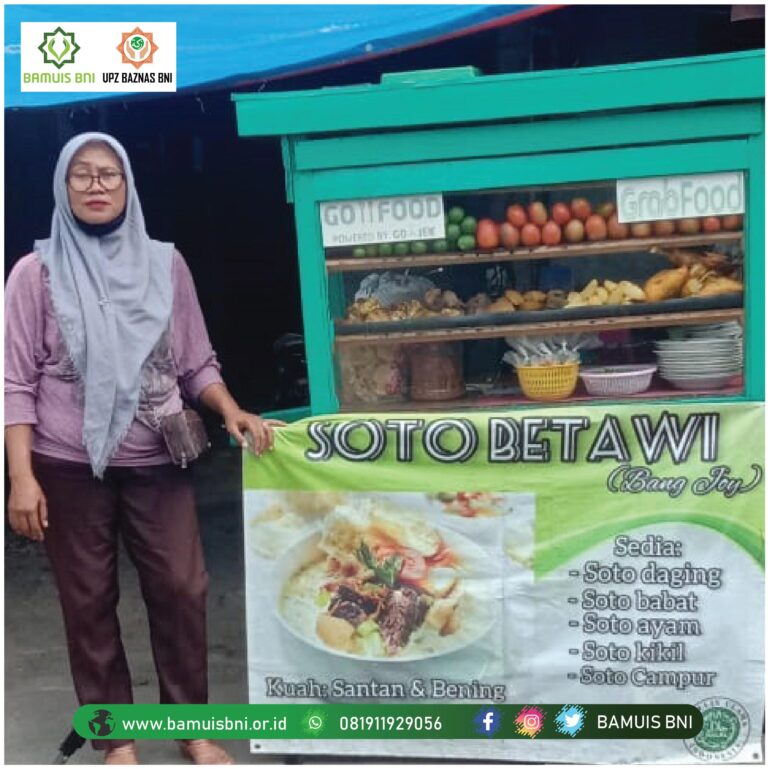 BANTUAN BMUK IBU HARTINI USAHA SOTO BETAWI ASAL JAKARTA UTARA